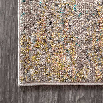Contemporary Pop Modern Abstract Vintage Waterfall Area Rug